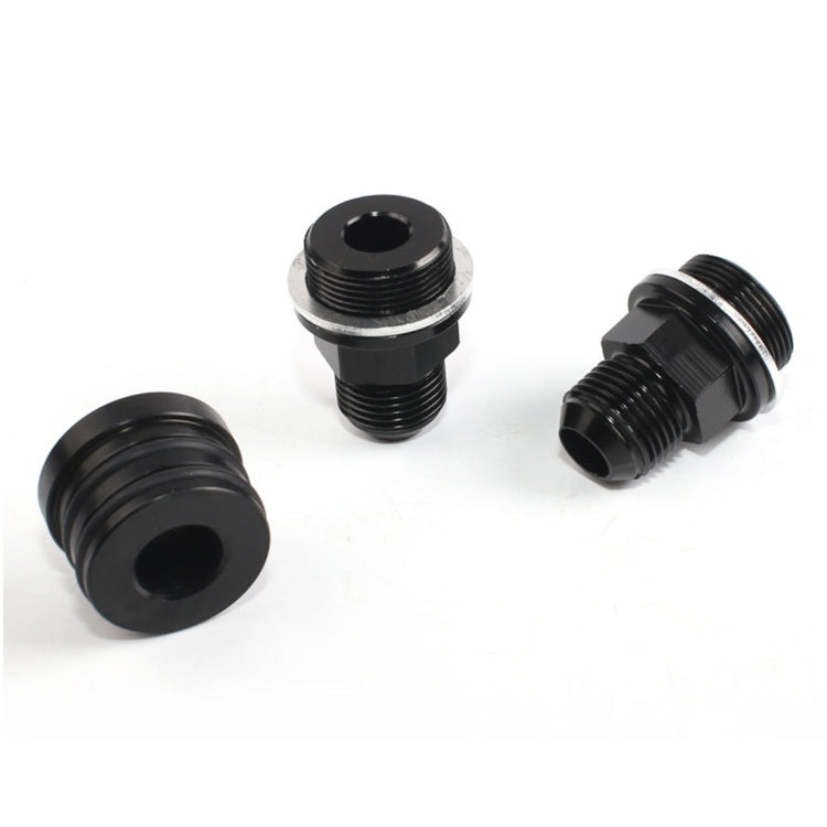 M28~10AN Black Engine Rear Block Breather Fitting Adapter for Honda Oil Catch Can B16 B18C - Engine Fittings by PMC TechLife | Online Shopping South Africa | PMC TechLife