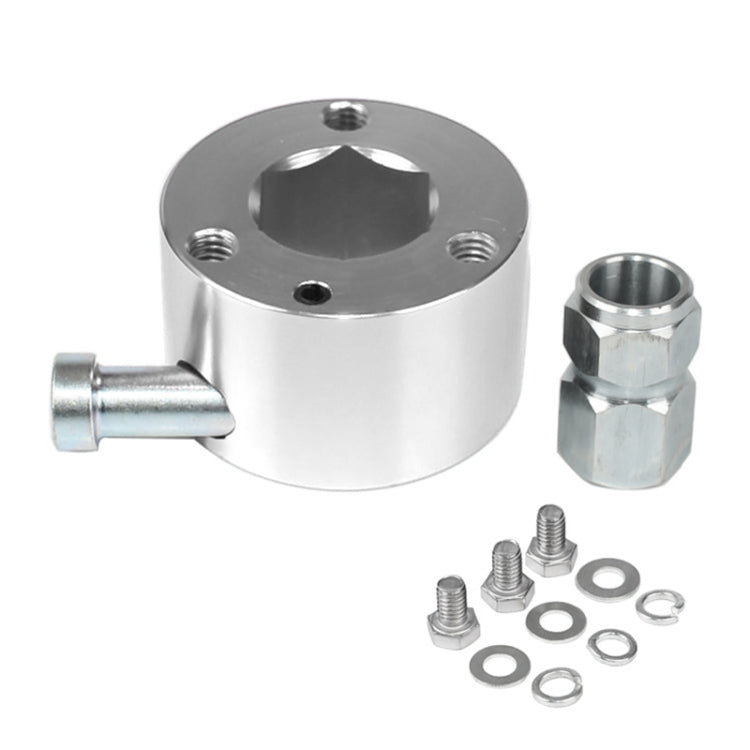 Universal Aluminum Car Steering Wheel Quick Release Disconnect Hub 3/4 inch Shaft Size(Silver) - free shipping - PMC TechLife - Order now!