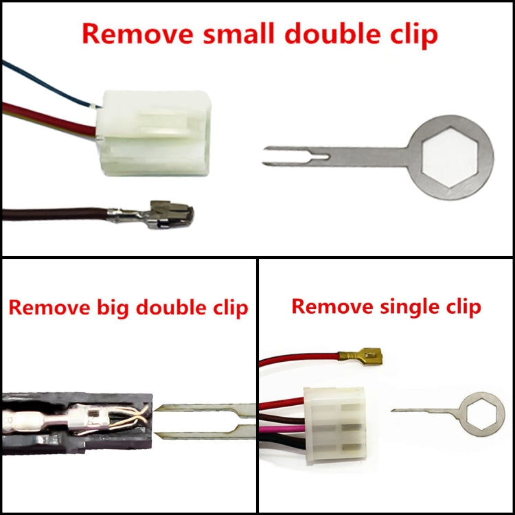 3 PCS Auto Car Plug Circuit Board Wire Harness Terminal Extraction Pick Connector Crimp Pin Back Needle Remove Tool - Booster Cable & Clip by PMC TechLife | Online Shopping South Africa | PMC TechLife | Buy Now Pay Later Mobicred
