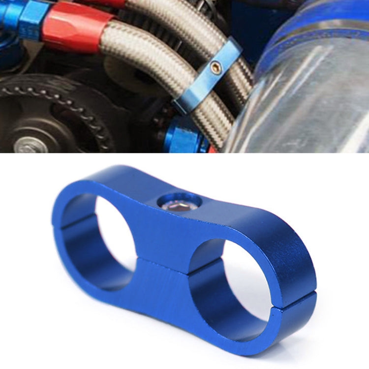AN4 Automotive 2-hole High Pressure Tubing Fixing Clip Car Tubing Clamp Aluminum Alloy Clip Tubing Separator, Random Color Delivery - Booster Cable & Clip by PMC TechLife | Online Shopping South Africa | PMC TechLife | Buy Now Pay Later Mobicred