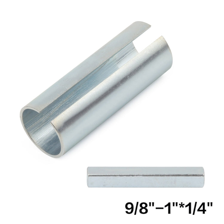 1 inch to 9/ 8 inch Gas Engine Pulley Crank Shaft Sleeve Adapter Predator with 1/4 inch Keystock - free shipping - PMC TechLife - Order now!