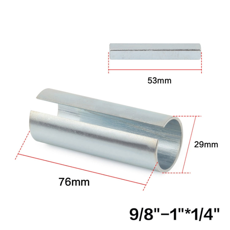1 inch to 9/ 8 inch Gas Engine Pulley Crank Shaft Sleeve Adapter Predator with 1/4 inch Keystock - free shipping - PMC TechLife - Order now!