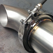 2.5 inch Car Turbo Exhaust Downpipe V-Band Clamp Stainless Steel 304 Flange Clamp