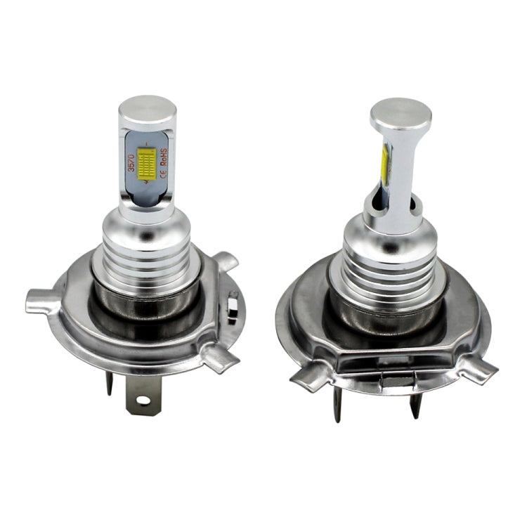 2 PCS H4 72W 1000LM 6000-6500K Super Bright White Light Car Fog LED Bulbs, DC 12-24V (Yellow Light) - Fog / Driving Lights by PMC TechLife | Online Shopping South Africa | PMC TechLife | Buy Now Pay Later Mobicred