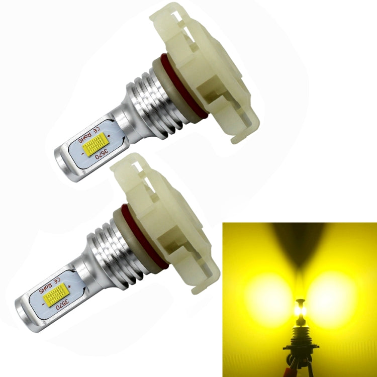 2 PCS H16(EU) 72W 1000LM 6000-6500K Super Bright White Light Car Fog LED Bulbs, DC 12-24V - Fog / Driving Lights by PMC TechLife | Online Shopping South Africa | PMC TechLife | Buy Now Pay Later Mobicred