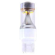 2 PCS T20/7443 350 LM 6000K Dual Wires 30W White Light 6 LED Canbus Car Brake Light Bulb, DC 12V
