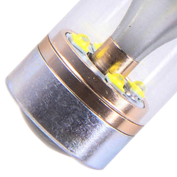 2 PCS T20/7443 350 LM 6000K Dual Wires 30W White Light 6 LED Canbus Car Brake Light Bulb, DC 12V