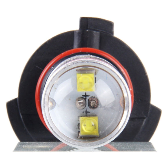 2 PCS 9005 30W 350 LM 6000K White Light 6 LED Car Fog Light Bulb, DC 12V
