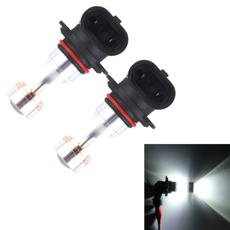2 PCS 9006 350 LM 6000K 30W White Light 6 LED Car Fog Light Bulb, DC 12V - Fog / Driving Lights by PMC TechLife | Online Shopping South Africa | PMC TechLife | Buy Now Pay Later Mobicred