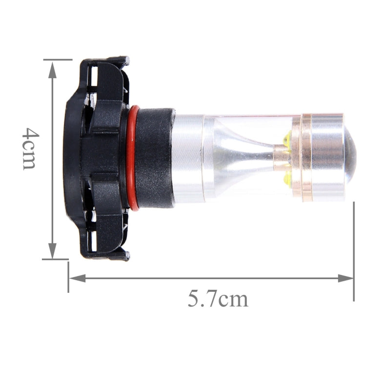 2 PCS H16 30W 350LM 6000K White Light 6 LED Car Fog Light Bulb, DC 12V - Fog / Driving Lights by PMC TechLife | Online Shopping South Africa | PMC TechLife | Buy Now Pay Later Mobicred