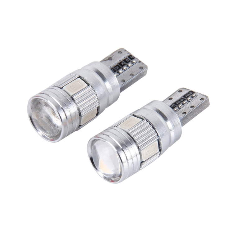 2PCS T10 3W 6 SMD 5630 LED Error-Free Canbus Car Clearance Lights Lamp, DC 12V(Green Light) - Clearance Lights by PMC TechLife | Online Shopping South Africa | PMC TechLife | Buy Now Pay Later Mobicred
