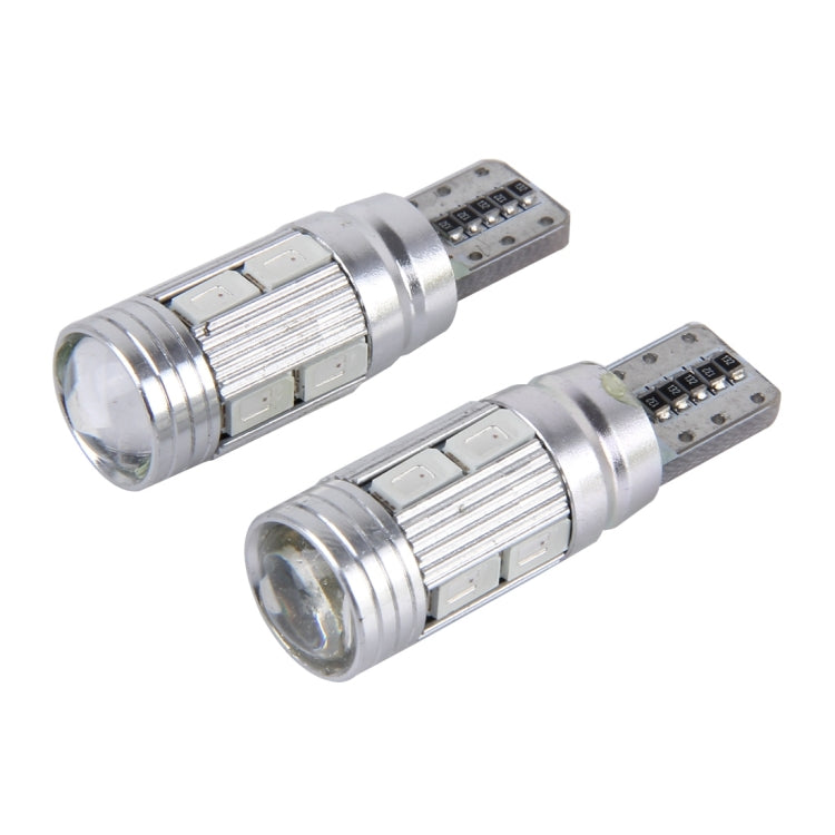 2 PCS T10 6W 10 SMD 5630 LED Error-Free Canbus Car Clearance Lights Lamp, DC 12V(Red Light) - free shipping - PMC TechLife - Order now!