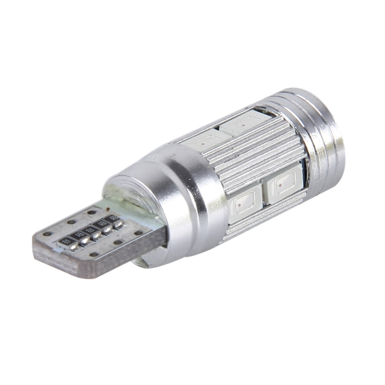 2 PCS T10 6W 10 SMD 5630 LED Error-Free Canbus Car Clearance Lights Lamp, DC 12V(Red Light) - free shipping - PMC TechLife - Order now!