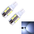 2 PCS T10 6W White Light 10 SMD 5630 LED Car Clearance Lights Lamp, DC 12V - Clearance Lights by PMC TechLife | Online Shopping South Africa | PMC TechLife | Buy Now Pay Later Mobicred