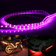 5 PCS 45 LED 3528 SMD Waterproof Flexible Car Strip Light for Car Decoration, DC 12V, Length: 90cm(Pink Light) - Decorative Lights by PMC TechLife | Online Shopping South Africa | PMC TechLife | Buy Now Pay Later Mobicred