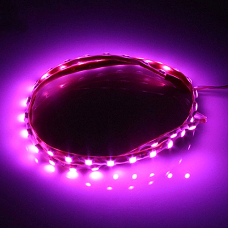 5 PCS 45 LED 3528 SMD Waterproof Flexible Car Strip Light for Car Decoration, DC 12V, Length: 90cm(Pink Light) - Decorative Lights by PMC TechLife | Online Shopping South Africa | PMC TechLife | Buy Now Pay Later Mobicred