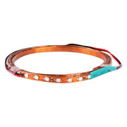 5 PCS Flow Style 45 LED 3528 SMD Water-resistant Flexible Car Strip Light for Car Decoration, DC 12V, Length: 90cm(Green Light)