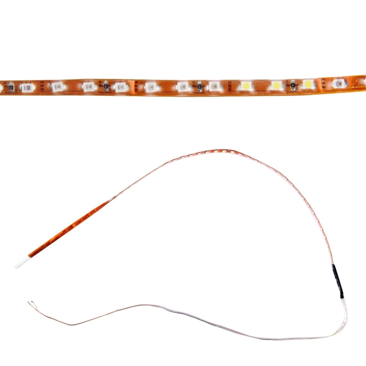 5 PCS Flow Style 45 LED 3528 SMD Waterproof Flexible Car Strip Light for Car Decoration, DC 12V, Length: 90cm(Green Light) - Decorative Lights by PMC TechLife | Online Shopping South Africa | PMC TechLife | Buy Now Pay Later Mobicred