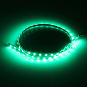 5 PCS Flow Style 45 LED 3528 SMD Water-resistant Flexible Car Strip Light for Car Decoration, DC 12V, Length: 90cm(Green Light)