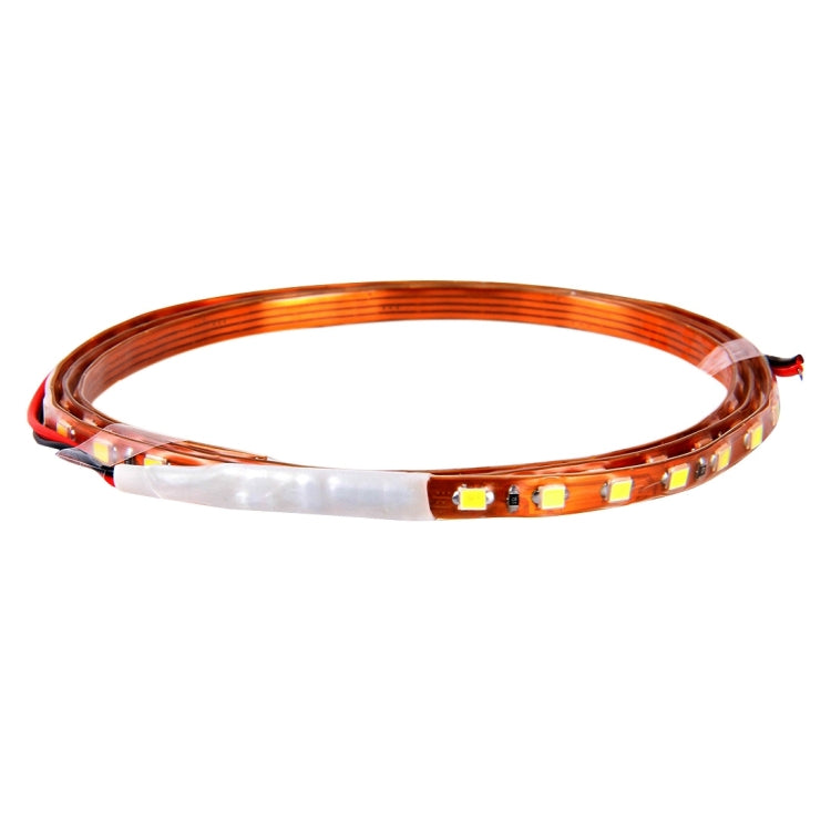 5 PCS Flow Style 45 LED 3528 SMD Waterproof Flexible Car Strip Light for Car Decoration, DC 12V, Length: 90cm(White Light) - Decorative Lights by PMC TechLife | Online Shopping South Africa | PMC TechLife | Buy Now Pay Later Mobicred
