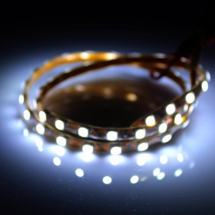 5 PCS Flow Style 45 LED 3528 SMD Waterproof Flexible Car Strip Light for Car Decoration, DC 12V, Length: 90cm(White Light) - Decorative Lights by PMC TechLife | Online Shopping South Africa | PMC TechLife | Buy Now Pay Later Mobicred