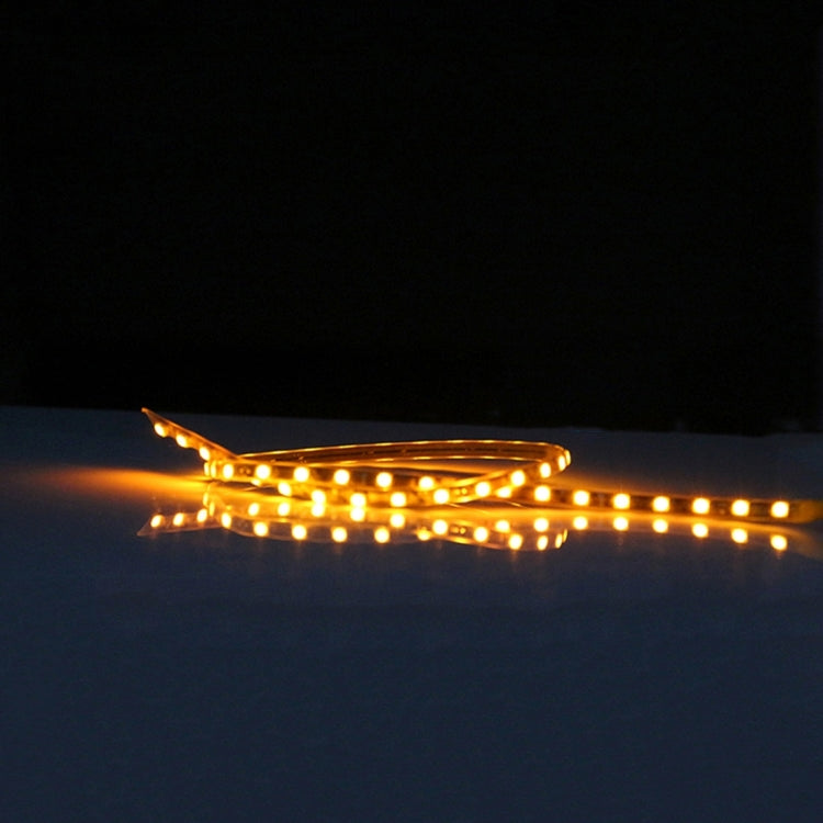 5 PCS Flow Style 45 LED 3528 SMD Waterproof Flexible Car Strip Light for Car Decoration, DC 12V, Length: 90cm(Yellow Light) - Decorative Lights by PMC TechLife | Online Shopping South Africa | PMC TechLife | Buy Now Pay Later Mobicred
