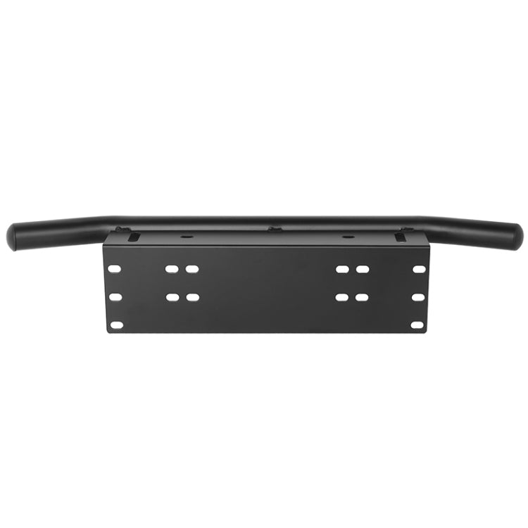 Universal License Plate Bumper Frame for Off-Road Jeep LED Work Light Bar Mounting Bracket with Front Bucket(Black) - License Plate Covers & Frames by PMC Jewellery | Online Shopping South Africa | PMC Jewellery | Buy Now Pay Later Mobicred