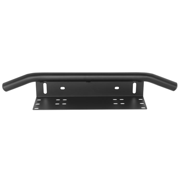 Universal License Plate Bumper Frame for Off-Road Jeep LED Work Light Bar Mounting Bracket with Front Bucket(Black) - License Plate Covers & Frames by PMC Jewellery | Online Shopping South Africa | PMC Jewellery | Buy Now Pay Later Mobicred