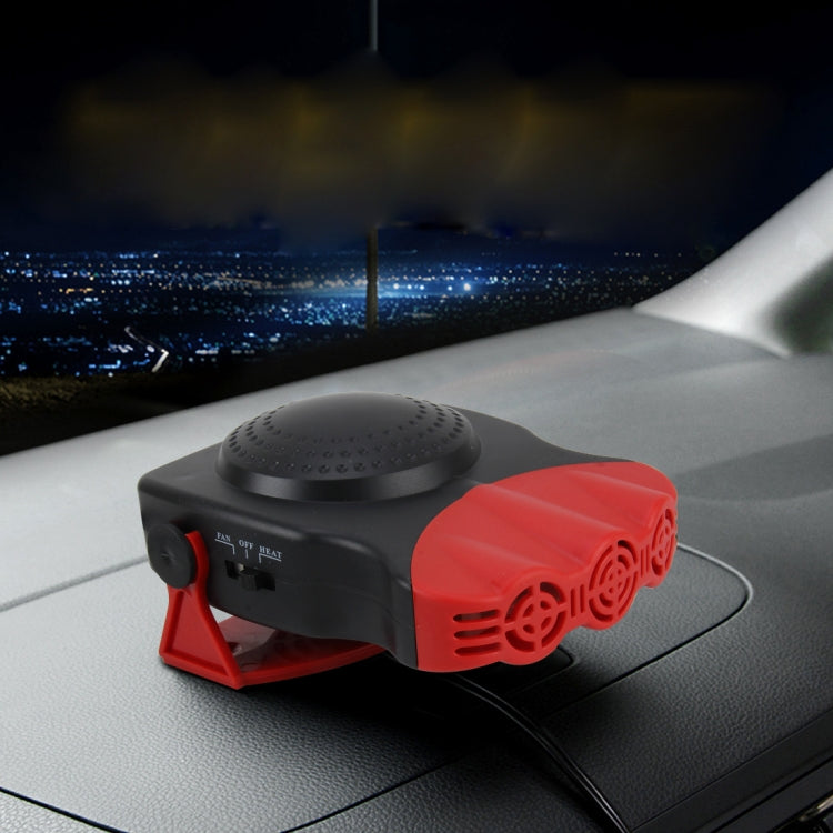 DC 12V 150W Cold and Warm Dual Use Three Outlet Car Auto Electronic Heater Fan Windshield Defroster Demister(Red) - Heating & Fans by PMC TechLife | Online Shopping South Africa | PMC TechLife | Buy Now Pay Later Mobicred