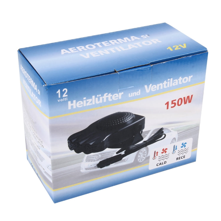 DC 12V 150W Cold and Warm Dual Use Three Outlet Car Auto Electronic Heater Fan Windshield Defroster Demister(Red) - Heating & Fans by PMC TechLife | Online Shopping South Africa | PMC TechLife | Buy Now Pay Later Mobicred