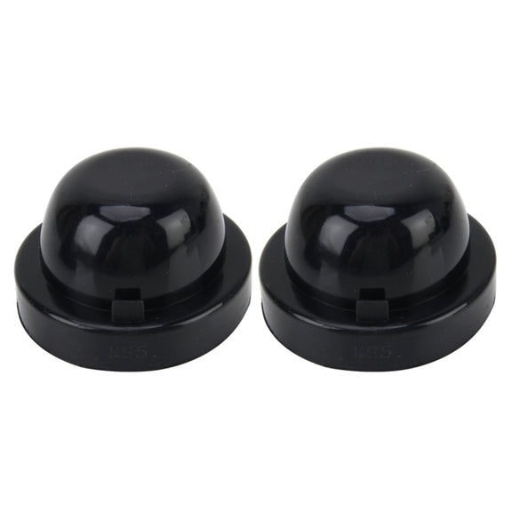 2 PCS K95 Universal Car LED Headlight HID Xenon Lamp Silicone Dust Cover Seal Caps Car Dust Cover Water-resistant Dustproof Sealing Headlamp Cover for Car Retrofit, Inner Diameter: 9.5cm