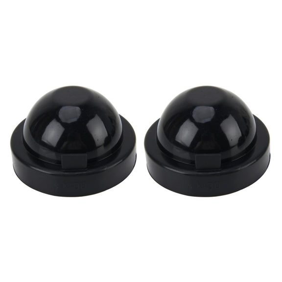 2 PCS K100 Universal Car LED Headlight HID Xenon Lamp Silicone Dust Cover Seal Caps Car Dust Cover Water-resistant Dustproof Sealing Headlamp Cover for Car Retrofit, Inner Diameter: 10cm