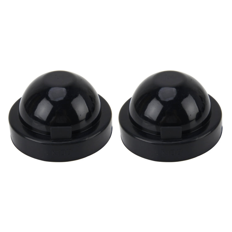2 PCS K100 Universal Car LED Headlight HID Xenon Lamp Silicone Dust Cover Seal Caps Car Dust Cover Water-resistant Dustproof Sealing Headlamp Cover for Car Retrofit, Inner Diameter: 10cm
