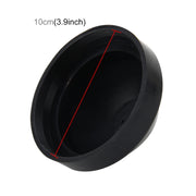 2 PCS K100 Universal Car LED Headlight HID Xenon Lamp Silicone Dust Cover Seal Caps Car Dust Cover Water-resistant Dustproof Sealing Headlamp Cover for Car Retrofit, Inner Diameter: 10cm