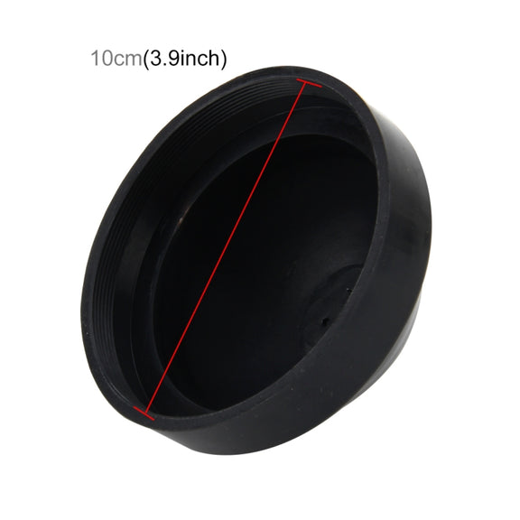 2 PCS K100 Universal Car LED Headlight HID Xenon Lamp Silicone Dust Cover Seal Caps Car Dust Cover Water-resistant Dustproof Sealing Headlamp Cover for Car Retrofit, Inner Diameter: 10cm