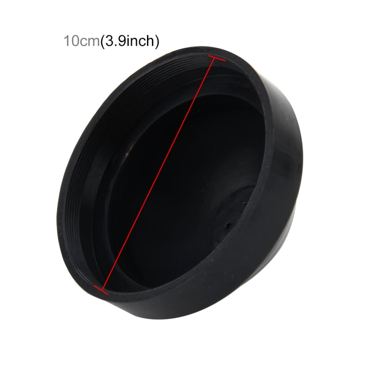2 PCS K100 Universal Car LED Headlight HID Xenon Lamp Silicone Dust Cover Seal Caps Car Dust Cover Water-resistant Dustproof Sealing Headlamp Cover for Car Retrofit, Inner Diameter: 10cm