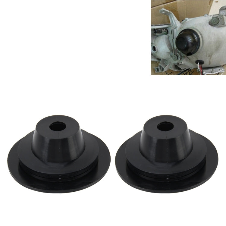 2 PCS Universal Car LED Headlight HID Xenon Lamp Silicone Dust Cover Seal Caps LED Headlight Seal Dust Seal Cover Dust Cover for H1 H3 H7 H11 / H8 9005 / 9006 - Car Light Accessories by PMC TechLife | Online Shopping South Africa | PMC TechLife | Buy Now Pay Later Mobicred