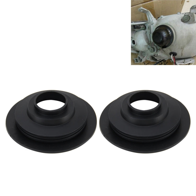 2 PCS Universal Car LED Headlight HID Xenon Lamp Silicone Dust Cover Seal Caps LED Headlight Seal Dust Seal Cover Dust Cover for H4 H13 9004 9007 - Car Light Accessories by PMC TechLife | Online Shopping South Africa | PMC TechLife