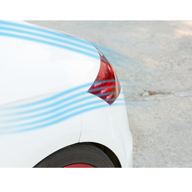 6 PCS Universal Resin Rear Spoiler Car Auto Rear Spoiler Exterior Rear Spoiler Kit Car Crash Strip Spoiler Routed Board Mute Rectifier Noise Reduction Spoiler(Red) - Decorative Sticker by PMC TechLife | Online Shopping South Africa | PMC TechLife