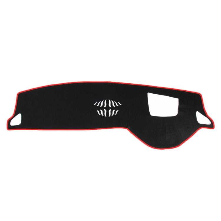 Car Light Pad Instrument Panel Sunscreen Cover Mats for Right Side of BMW X5 (2016)  (Please note the model and year)(Red)