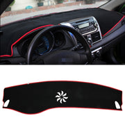 Left-hand Drive Car Dashboard Instrument Panel Sunscreen Car Mats Hood Cover for Mercedes-Benz C-Class 2015-2018 (Please note the model and year)(Red)