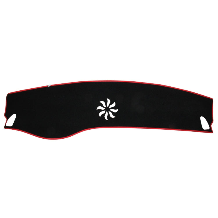 Left-hand Drive Car Dashboard Instrument Panel Sunscreen Car Mats Hood Cover for Mercedes-Benz C-Class 2015-2018 (Please note the model and year)(Red)