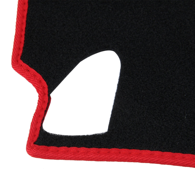 Left-hand Drive Car Dashboard Instrument Panel Sunscreen Car Mats Hood Cover for Mercedes-Benz C-Class 2015-2018 (Please note the model and year)(Red)