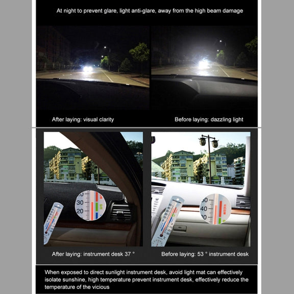 Left-hand Drive Dark Mat Car Dashboard Cover Car Light Pad Instrument Panel Sunscreen Car Mats for Volkswagen Lavida 2018~2019 Year (Please note the model and year)(Black)