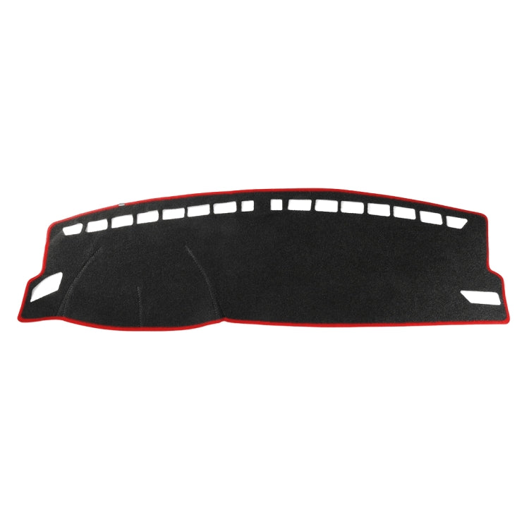 Dark Mat Car Dashboard Cover Car Light Pad Instrument Panel Sunscreen Car Mats for Volkswagen Lavida 2018~2019 Year (Please note the model and year)(Red)