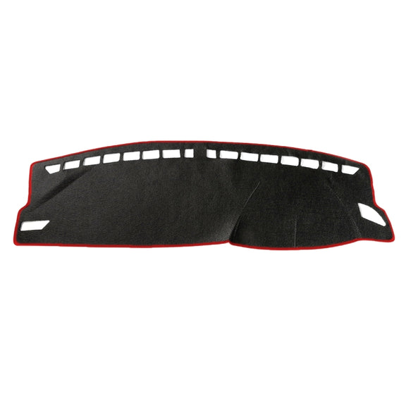 Dark Mat Car Dashboard Cover Car Light Pad Instrument Panel Sunscreen Car Mats for Volkswagen Lavida 2018~2019 Year (Please note the model and year)(Red)