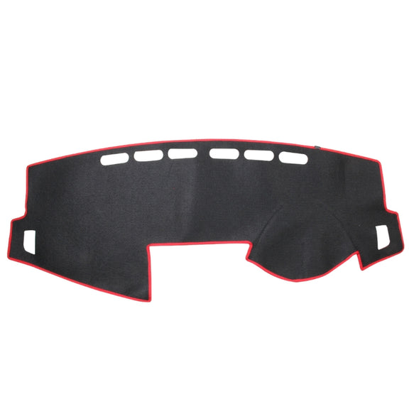 Dark Mat Car Dashboard Cover Car Light Pad Instrument Panel Sunscreen Car Mats for Trumpchi (Please note the model and year)(Red)