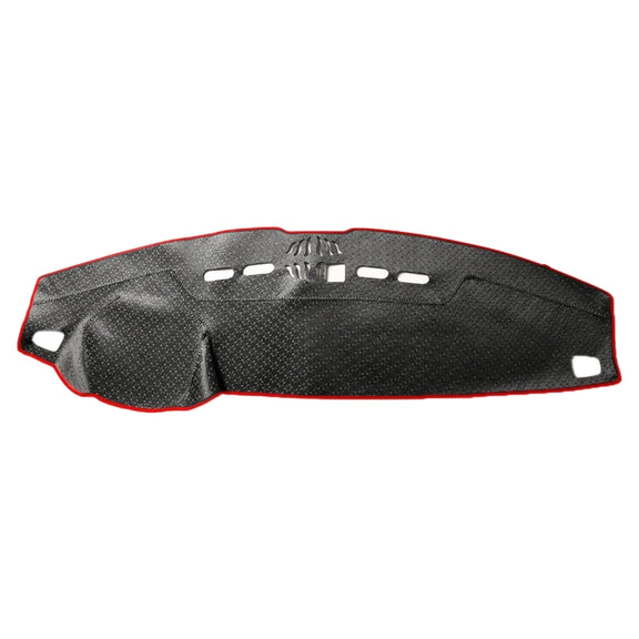 Left-hand Drive Dark Mat Car Dashboard Cover Car Light Pad Instrument Panel Sunscreen Car Mats for Land Rover Discovery 4 (Please note the model and year)(Red)