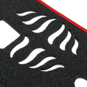 Left-hand Drive Dark Mat Car Dashboard Cover Car Light Pad Instrument Panel Sunscreen Car Mats for Land Rover Discovery 4 (Please note the model and year)(Red)