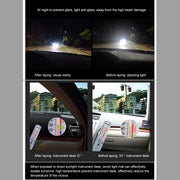 Left-hand Drive Dark Mat Car Dashboard Cover Car Light Pad Instrument Panel Sunscreen Car Mats for Land Rover Discovery 4 (Please note the model and year)(Red)